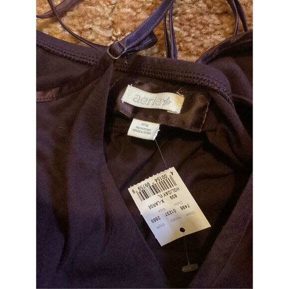 Aerie Spaghetti Strap Purple Dress XL - Picture 5 of 9